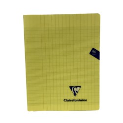 Cahier petit format 96 pages Grands carreaux coloris au choix Clairefontaine