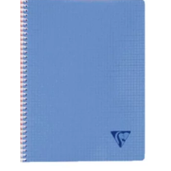 Cahier à spirales grands carreaux 180 pages coloris au choix Clairefontaine