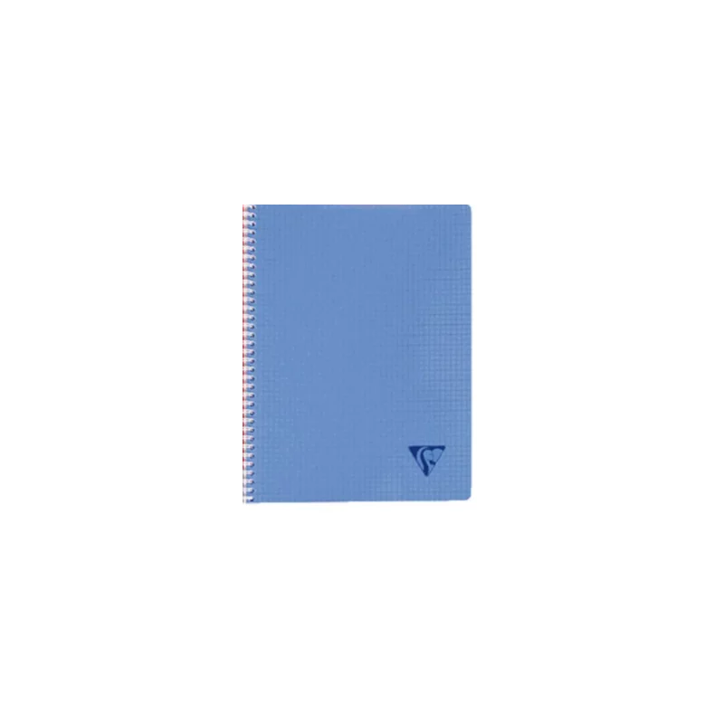 Cahier à spirales grands carreaux 180 pages coloris au choix Clairefontaine