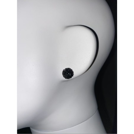 Boucles d'oreilles à strass