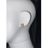 Boucles d'oreilles à strass carré